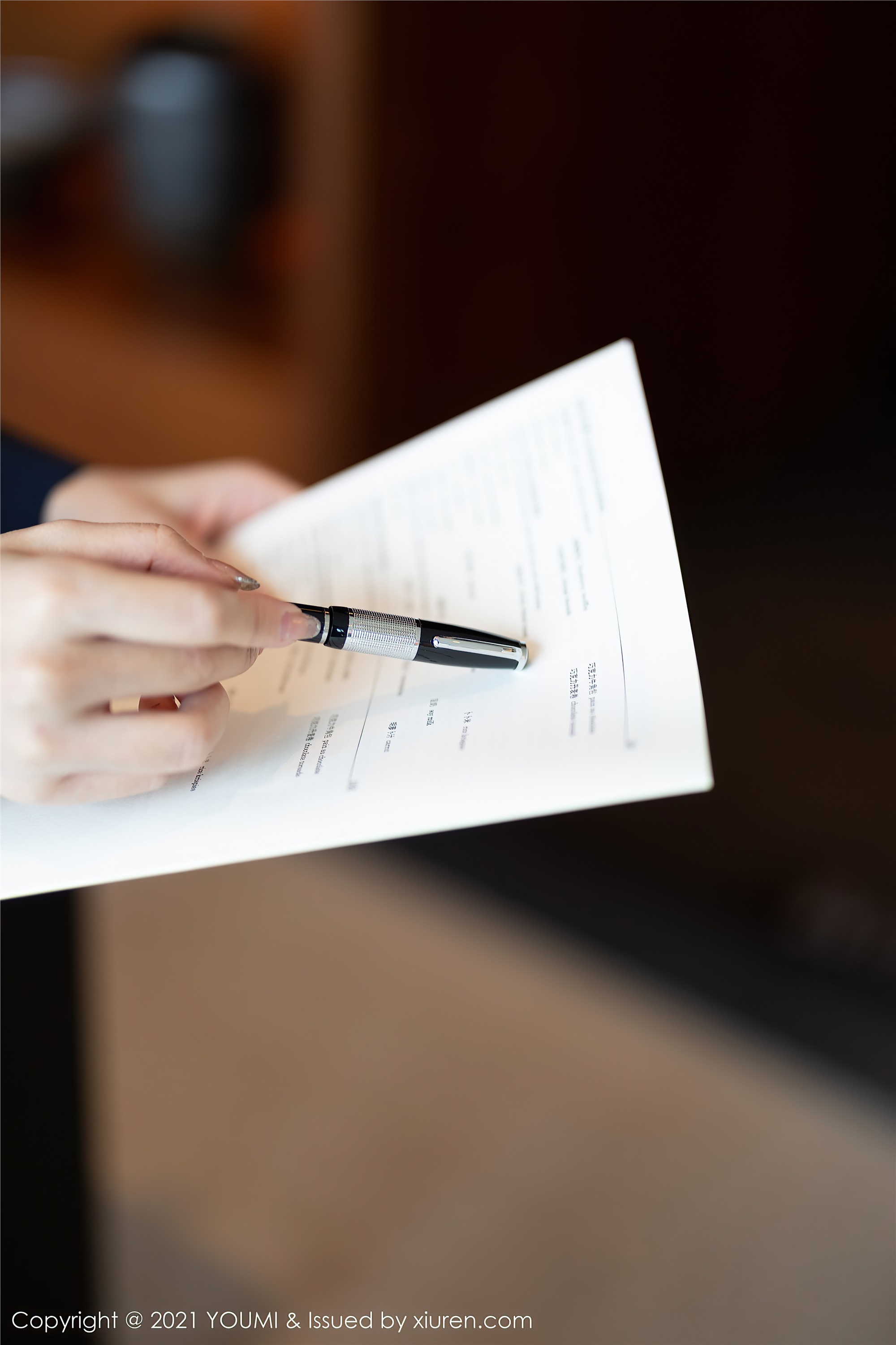 YOUMI尤蜜荟  2021.02.26 VOL.606 周于希Sandy 职场女领OL